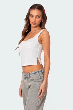 Marigold Side Slit Top