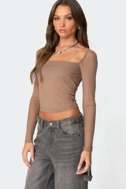 Marta Mesh Top
