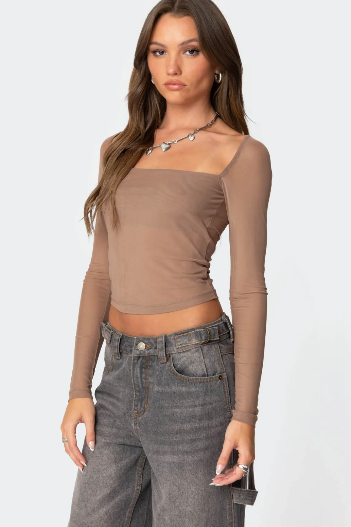 Marta Mesh Top