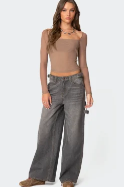 Marta Mesh Top