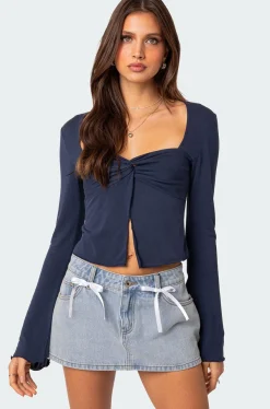Maxine Twist Front Top