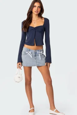 Maxine Twist Front Top