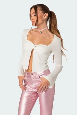 Maxine Twist Front Top
