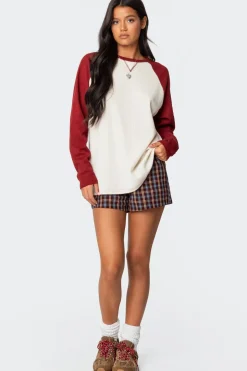 Me Time Oversized Waffle Top