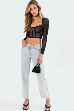 Megan Bodice Crop Top