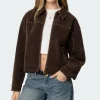 Memphis Studded Faux Suede Jacket