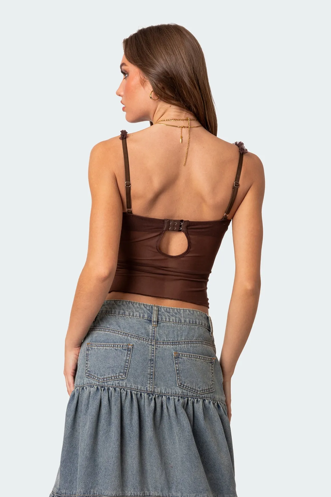 Mercy Sheer Mesh Bra Top