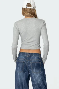 Mikayla Ribbed Knit Top