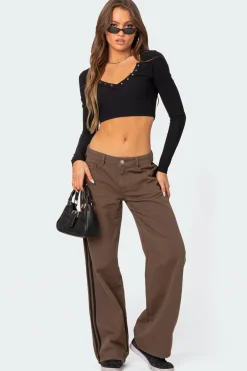 Milady Ribbed Crop Top