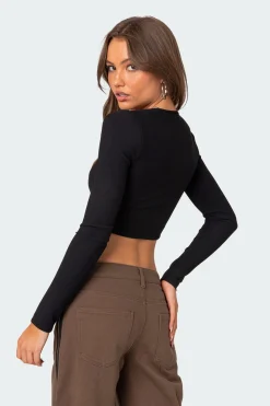 Milady Ribbed Crop Top
