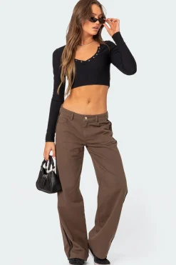 Milady Ribbed Crop Top