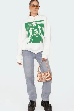 Mono Print Hoodie