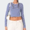 Montie Striped Long Sleeve T-Shirt