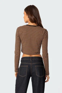 Montie Striped Long Sleeve T-Shirt