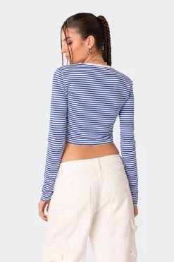 Montie Striped Long Sleeve T-Shirt