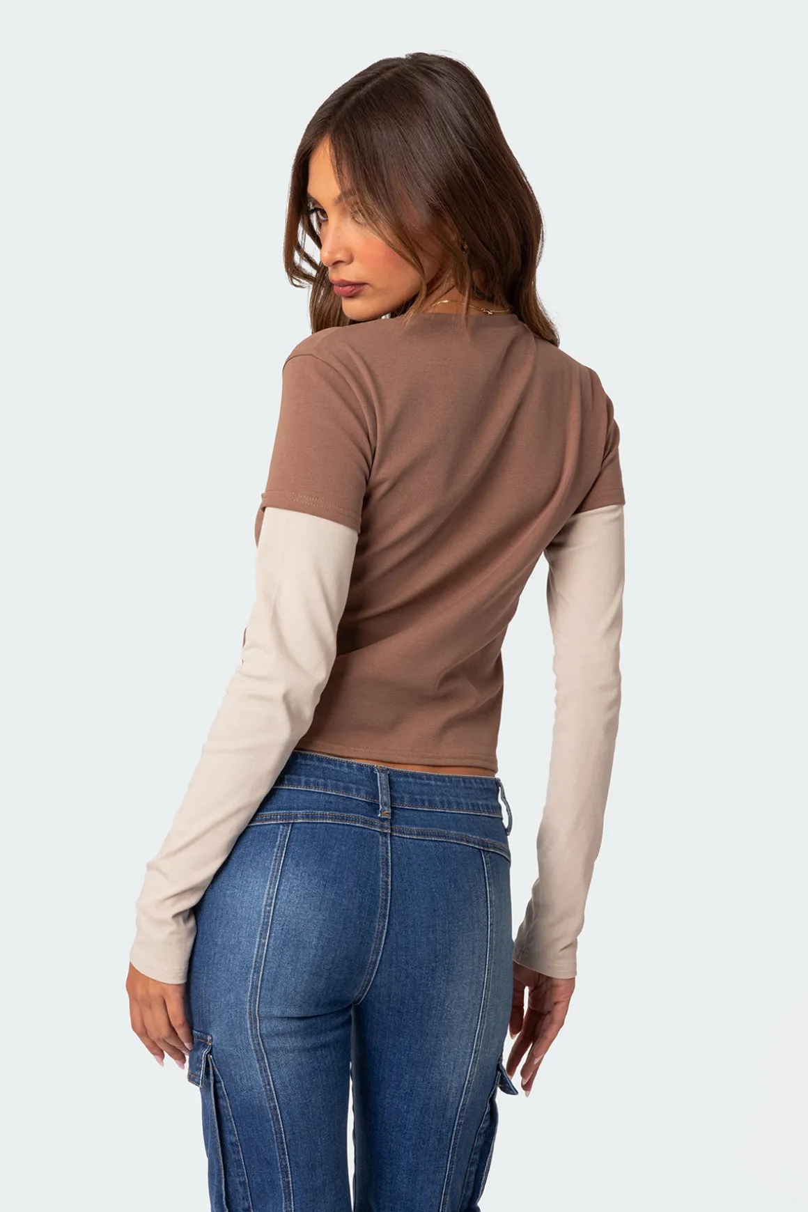 Mood Layered Long Sleeve T Shirt