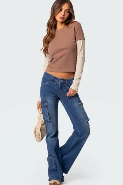 Mood Layered Long Sleeve T Shirt