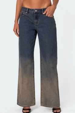 Mud Wash Low Rise Slouchy Jeans