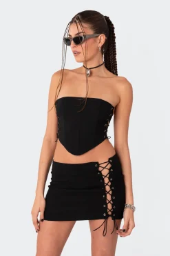 Murphy Side Lace-Up Corset