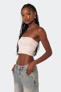 Nadine Lace Tube Top