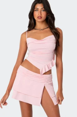 Nala Asymmetric Ruffle Top