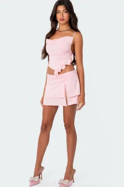 Nala Asymmetric Ruffle Top