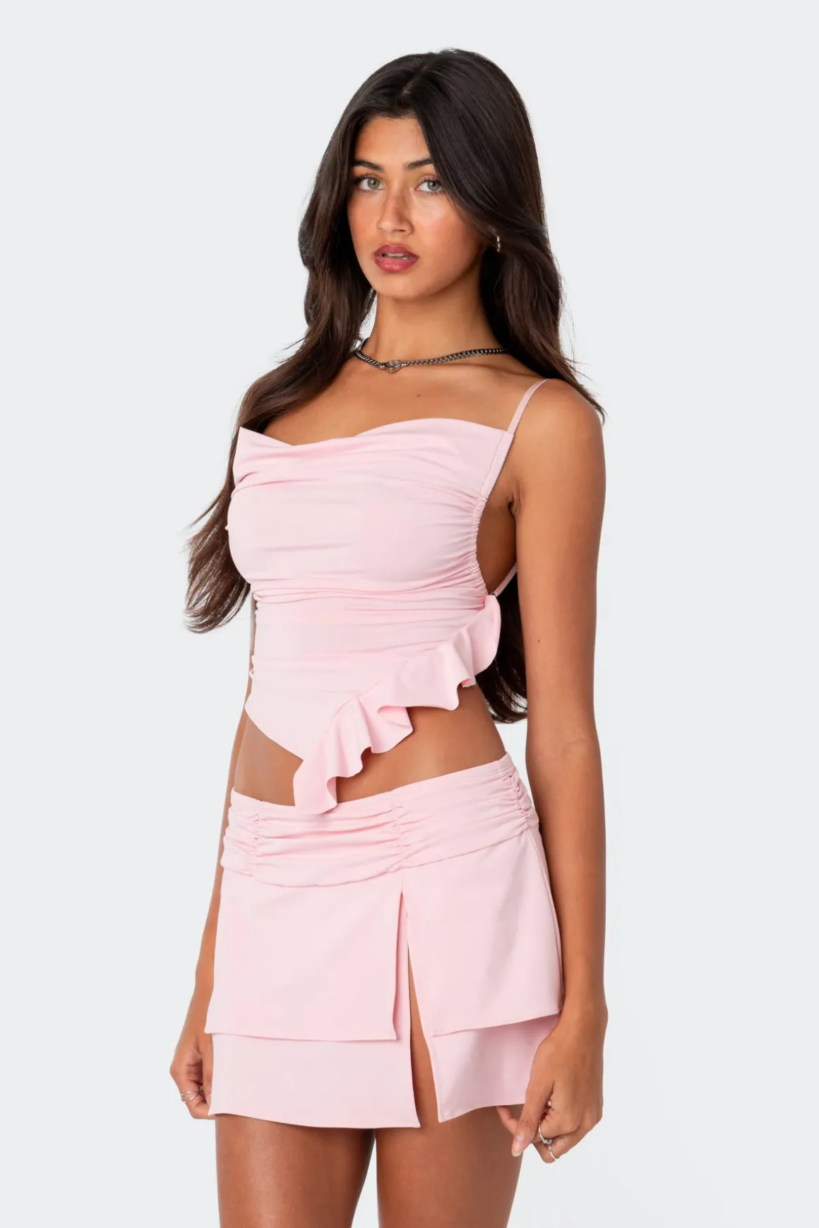 Nala Asymmetric Ruffle Top
