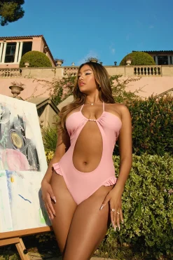 Nea Cut Out One Piece Swimsuit