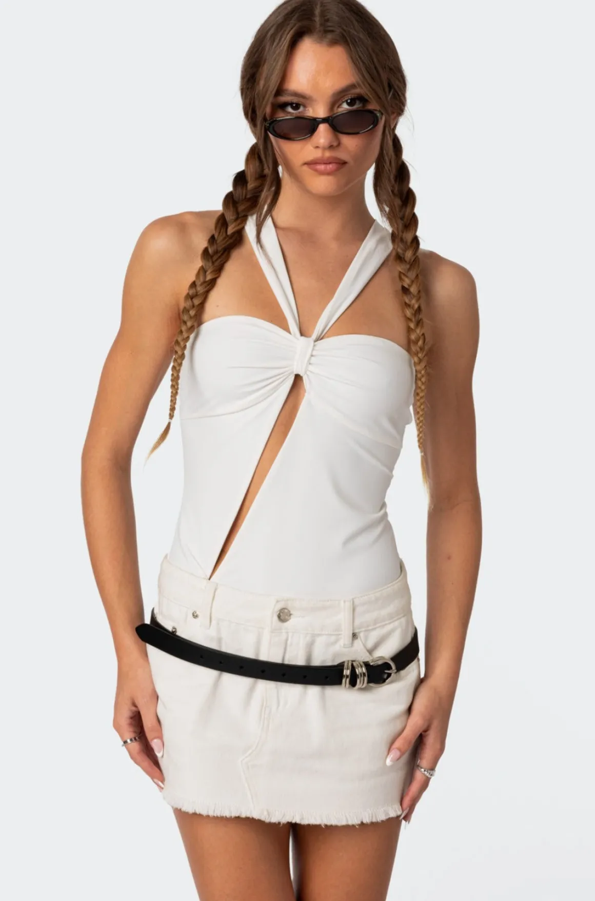 Nerida Asymmetric Cut Out Bodysuit
