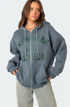 New York Angels Oversized Hoodie