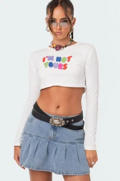 Not Yours Crop Top