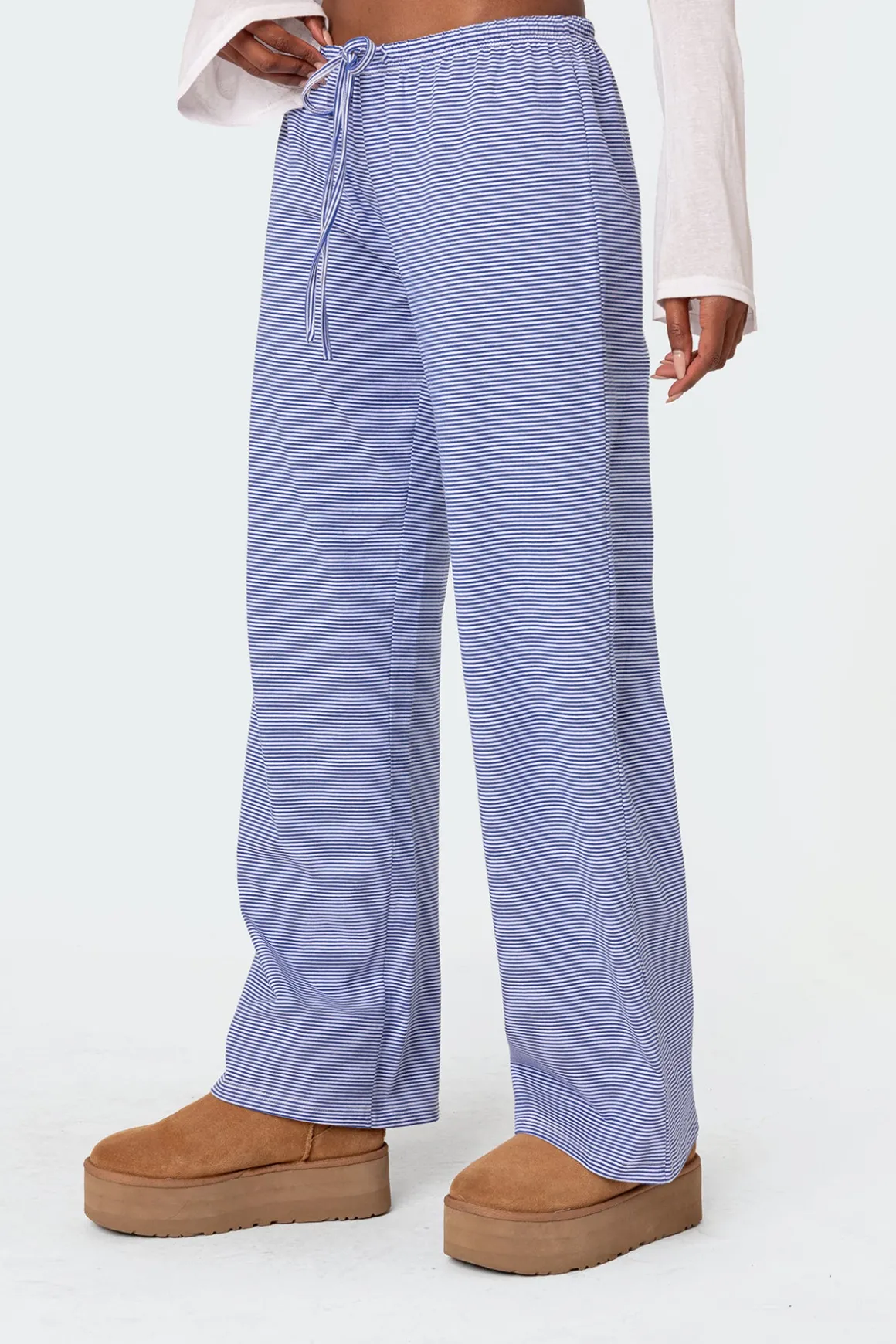 Olivia Striped Loose Fit Pants