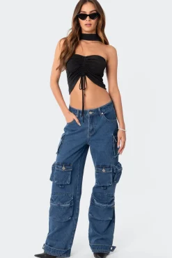 Oversized Boyfriend Cargo Jeans