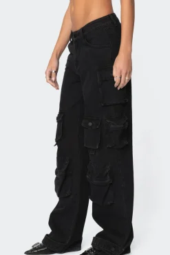 Oversized Boyfriend Cargo Jeans