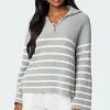 Oversized Quarter Zip Sweater
