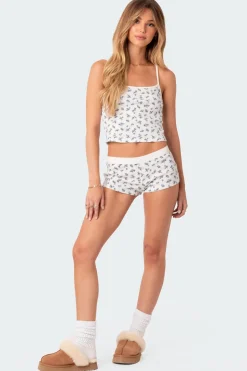 Pamper Waffle Micro Shorts