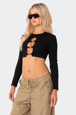 Patricia Open-Ring Top