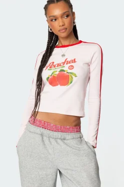 Peachy Long Sleeve T Shirt