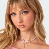 Pearl Bow Necklace
