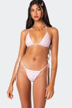 Picnic Triangle Bikini Top