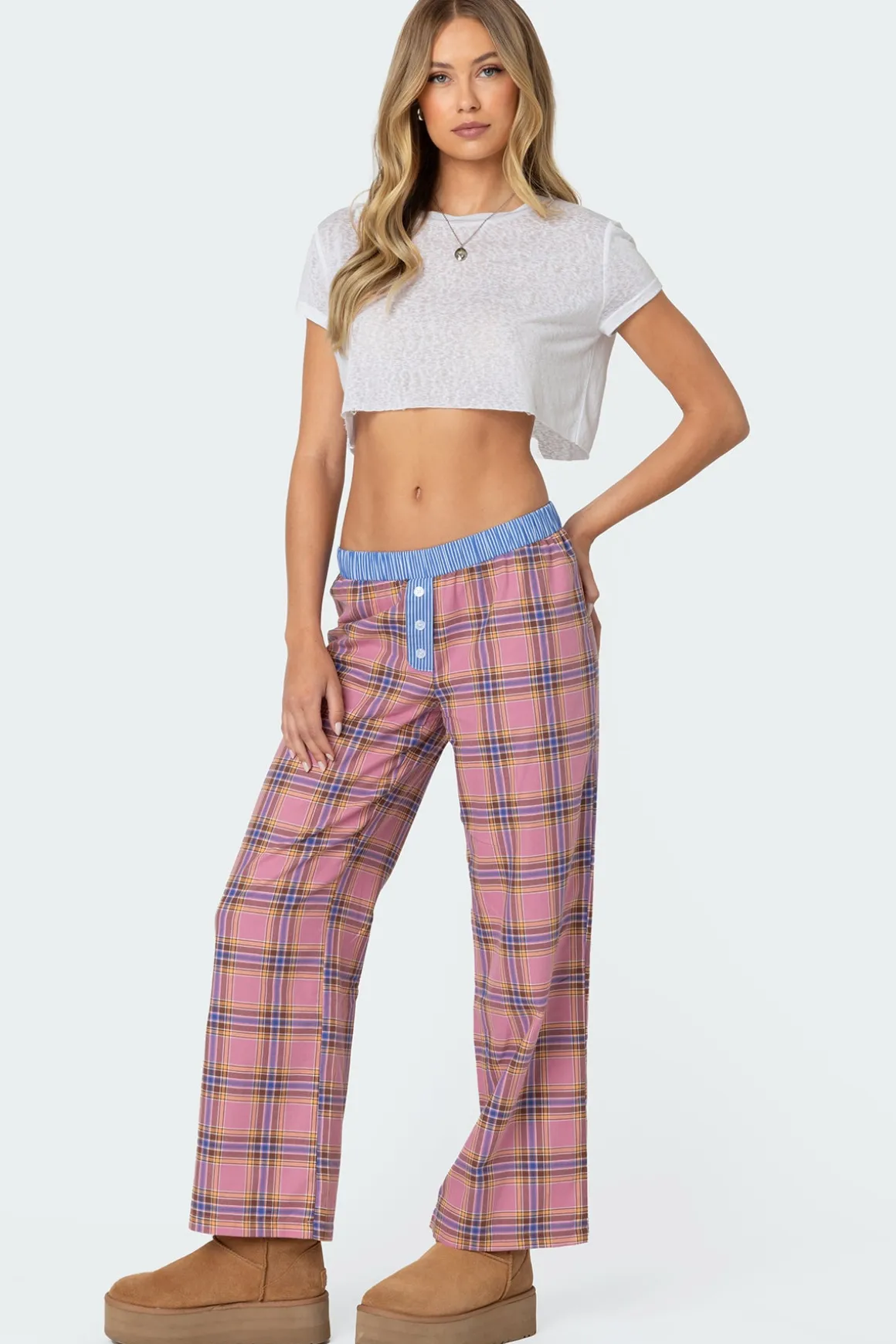 Plaid & Stripe Pants