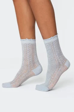 Pointelle Socks