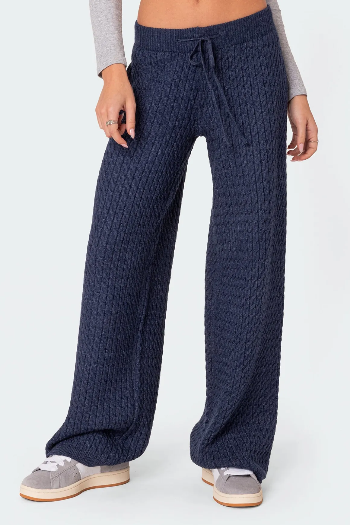 Portia Relaxed Cable Knit Pants