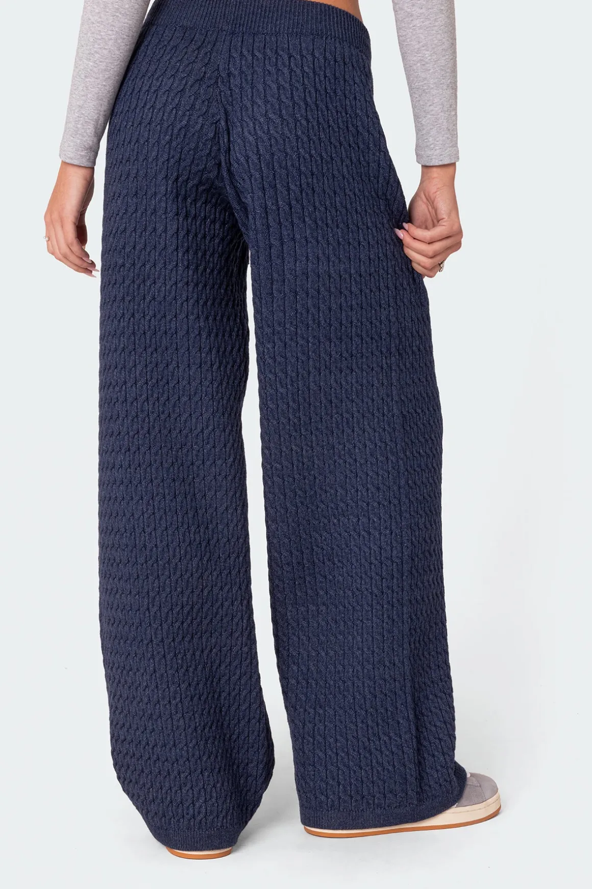Portia Relaxed Cable Knit Pants