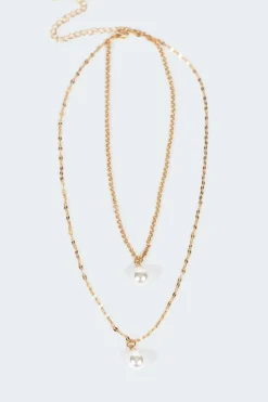 Princess Pearl Layered Necklace