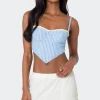 Puckered Triangle Corset