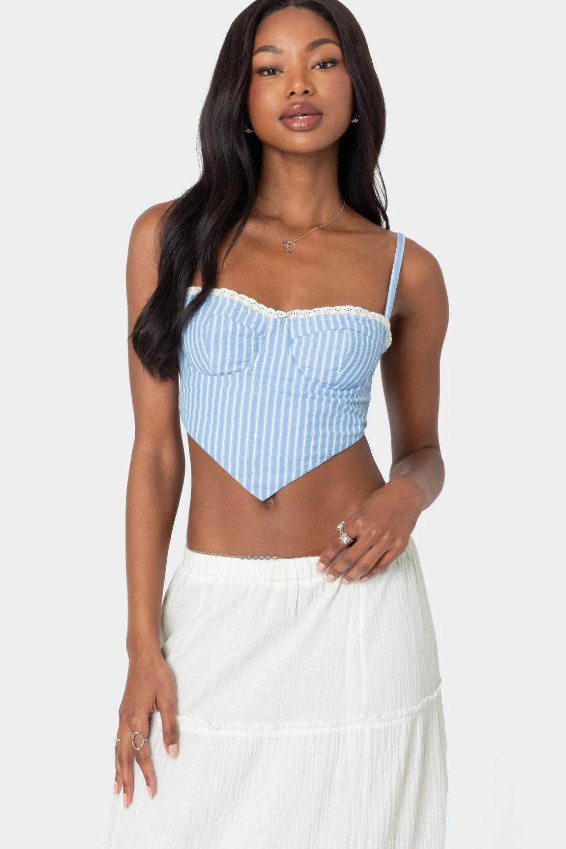 Puckered Triangle Corset