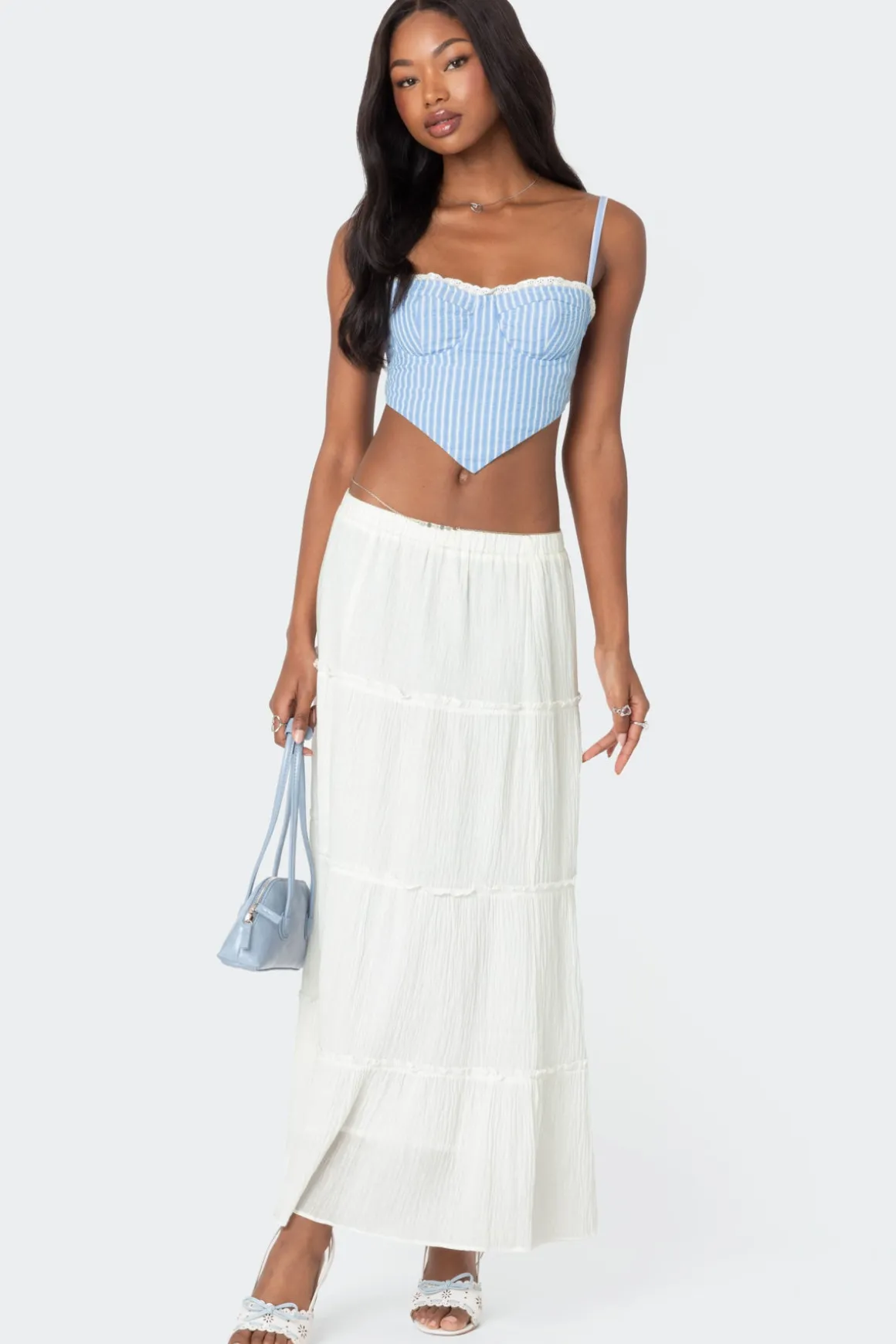 Puckered Triangle Corset