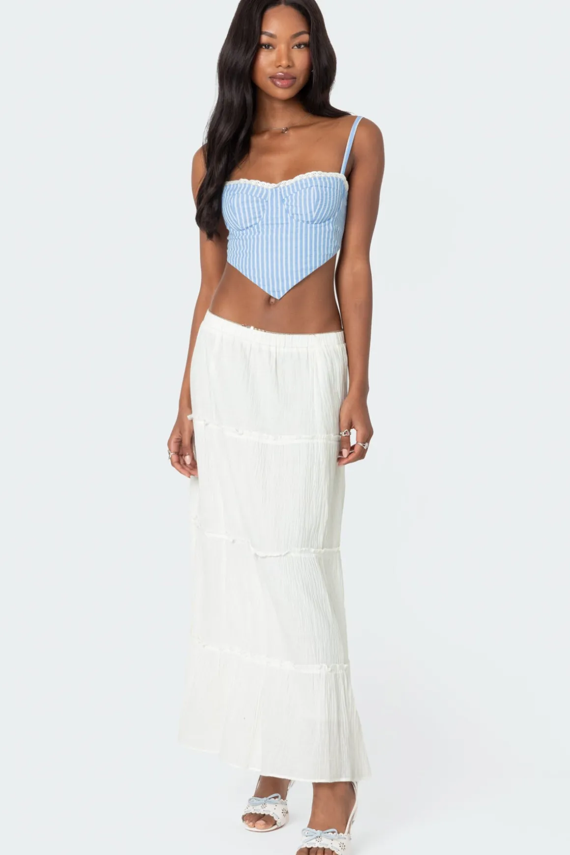 Puckered Triangle Corset