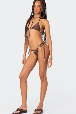 Puka Charm Triangle Bikini Top